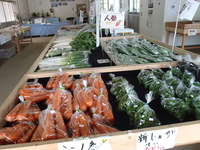 新鮮野菜の直売所です。